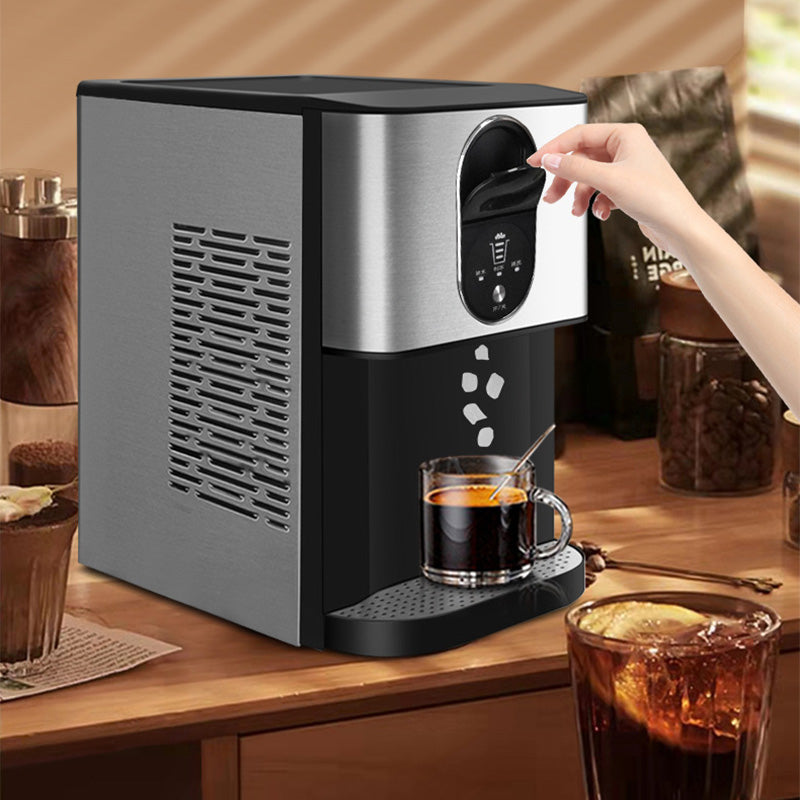 Portable Ice Maker 66lbs in 24Hrs Auto Self-Cleaning Ice Machine for Home Kitchen Office Party