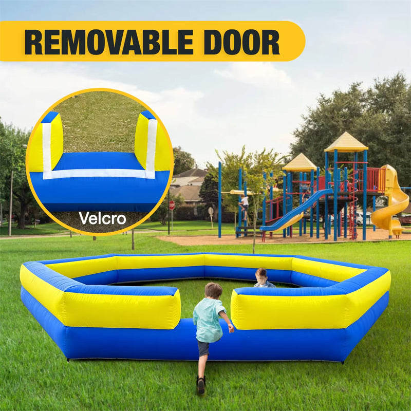 Hot Selling 15 Ft Or 20 Ft Inflatable Gaga Ball Pit For Kids Sport Game Inflatable Gaga Court Portable Ball Pit For Adults