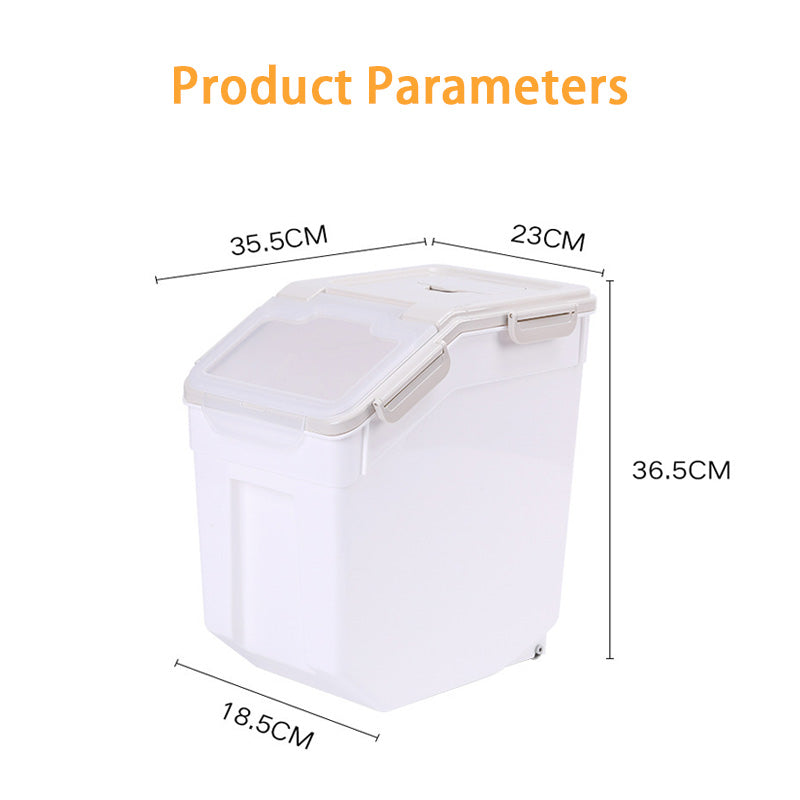 Household Kitchen Rice Bucket, Moisture-Proof And Insect-Proof Thickened Sealed Grain Storage Box Rice Bucket Box