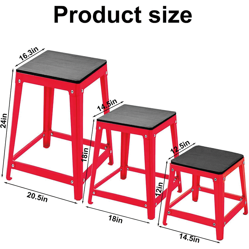 Plyometric Boxes, 12/18/24/30 Inch Plyo Box, Home Gym Plyometric Jumping Exercises Jump Box Fitness Exercise Step Up Box