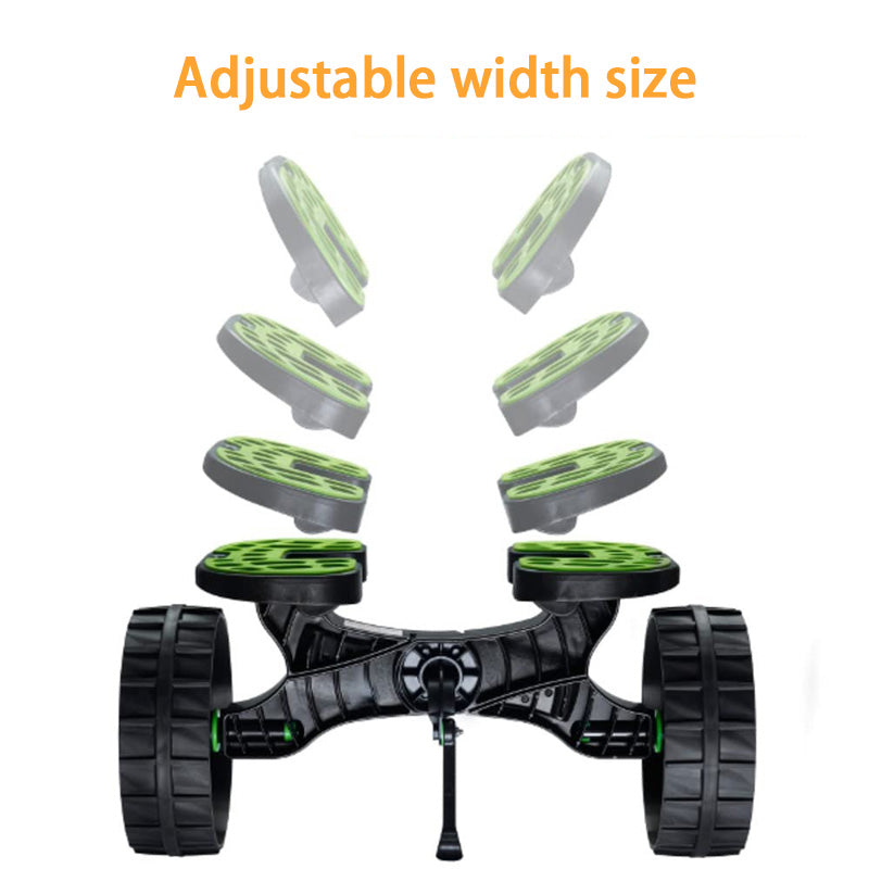 Kayak Trailer, Plastic Trailer, Adjustable Platform Boat Trolley, Mobile Beach Cart, Rowing Trolley