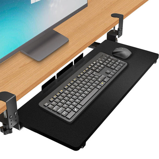 Keyboard Drawers & Platforms Keyboard Tray Under Desk Pull out Keyboard/Mouse Tray Under Desk for Typing in Home, Office Work