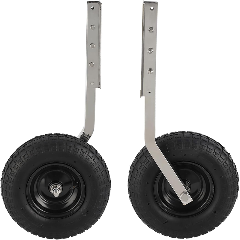 Launching Wheels ，Boat Launch Wheel, 500 lbs Loading Inflatable Boat Transom Launch Wheel with 12 Inch Wheel, Aluminum Alloy Transom Launch Wheel for Inflatable Boats and Aluminum Boats