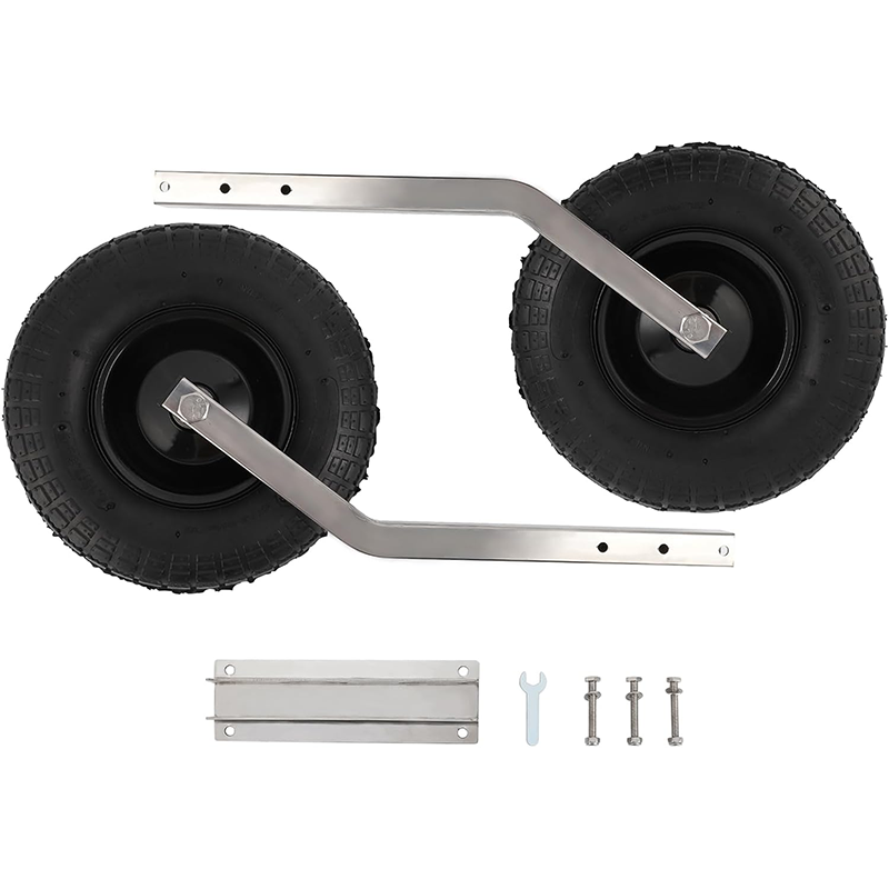 Launching Wheels ，Boat Launch Wheel, 500 lbs Loading Inflatable Boat Transom Launch Wheel with 12 Inch Wheel, Aluminum Alloy Transom Launch Wheel for Inflatable Boats and Aluminum Boats