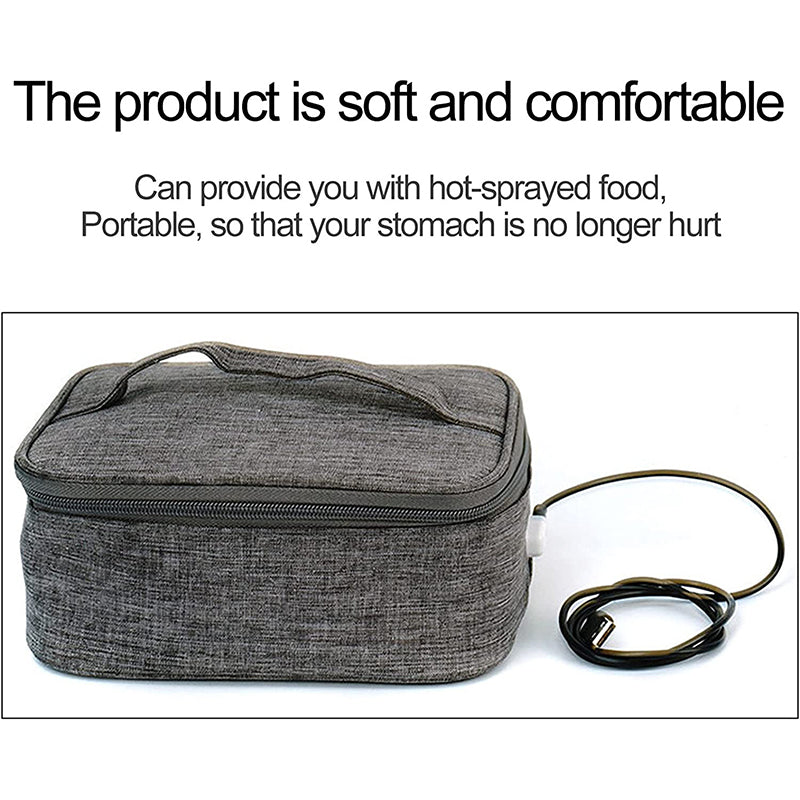 USB Heated Lunch Box Car-Mounted Constant Temperature Heating Bag Portable Potable Heating Lunch Box For Adults Camping