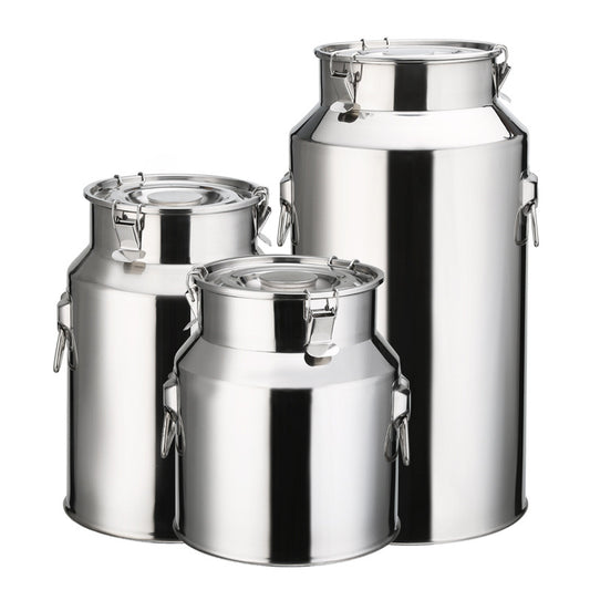 Sealed Wine Barrel 304 Stainless Steel Storage Rice Barrel Transport Tank Milk Barrel With Lid
