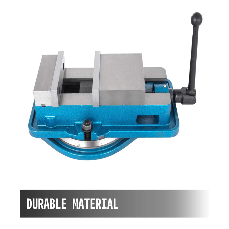 Milling Vise Mill Vise Ductile Iron Material with 360 Degree Swiveling Base CNC Vise