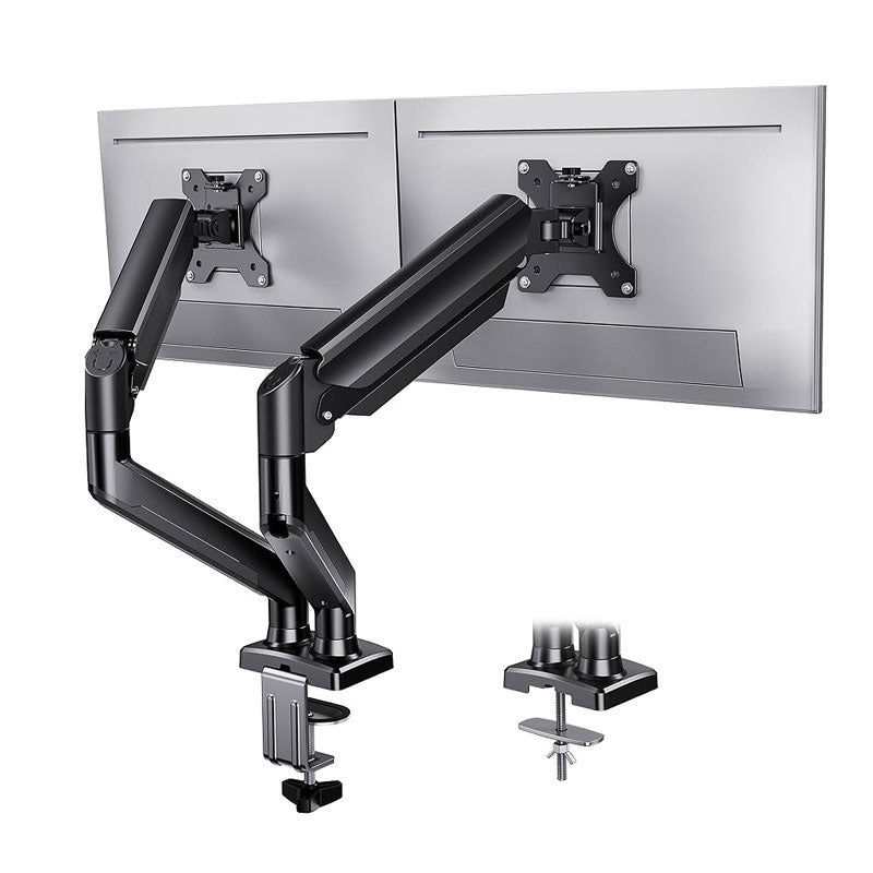 Dual Monitor Stand,Fits Up To 32" Screens, Supports Up To 22 Lbs Per Stand, Adjustable Dual Monitor Stand