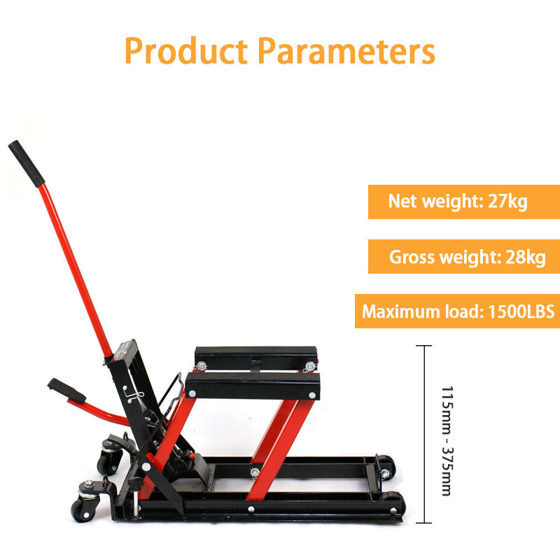 Car And Motorcycle Stand Lift, Motorcycle Lift, Repair Stand Double Scissor Hydraulic Motorcycle Lift