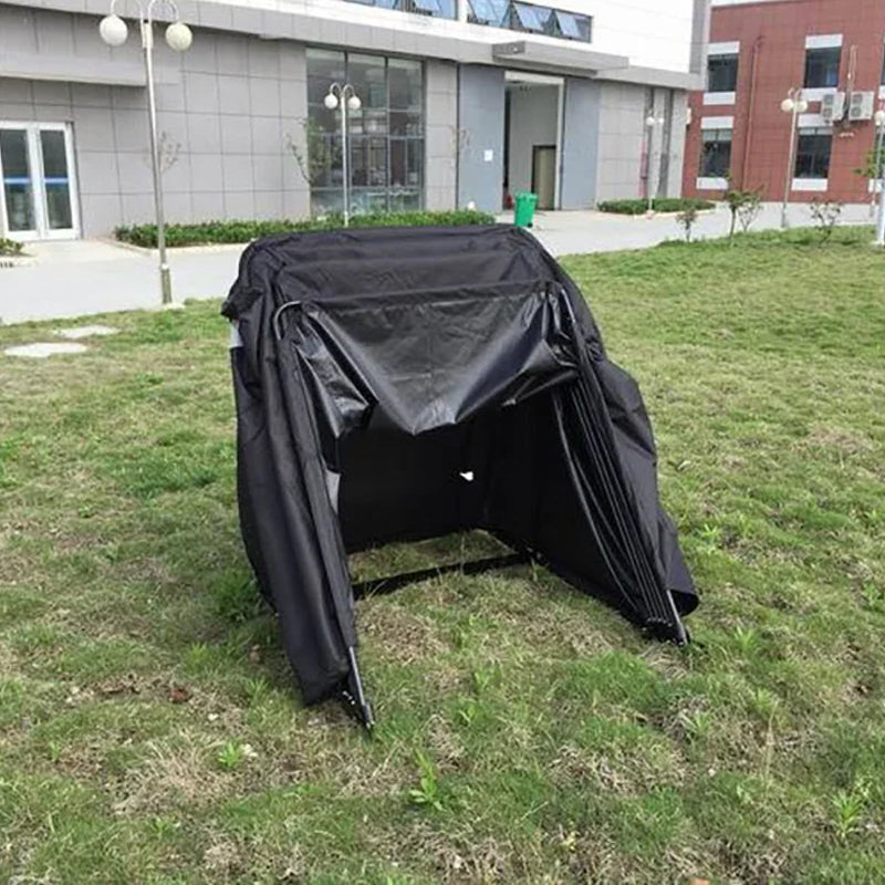 Motorcycle Shelter Waterproof Motorcycle Cover Heavy Duty Motorcycle Garage 600D Oxford Motorbike Sunshade Storage Raincoat Tent