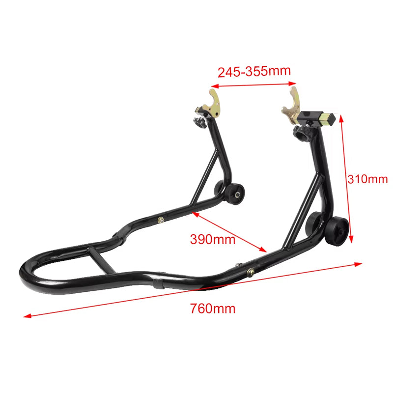 Motorcycle Stands Full Set Front & Rear Wheel Support Frame Tire Repair Tools Load 500kg Motorbike Stands Swingarm Lift For Wheel Repairing