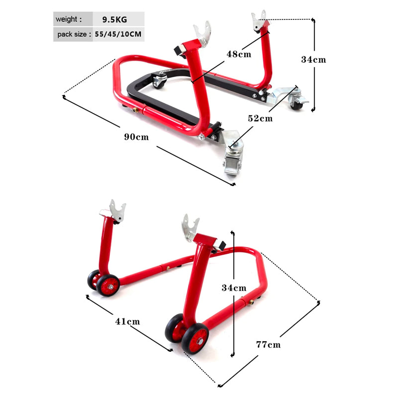 Motorcycle Rear Wheel Lift Frame Removable Bracket Off-Road Locomotive Repair And Maintenance Stand Tool