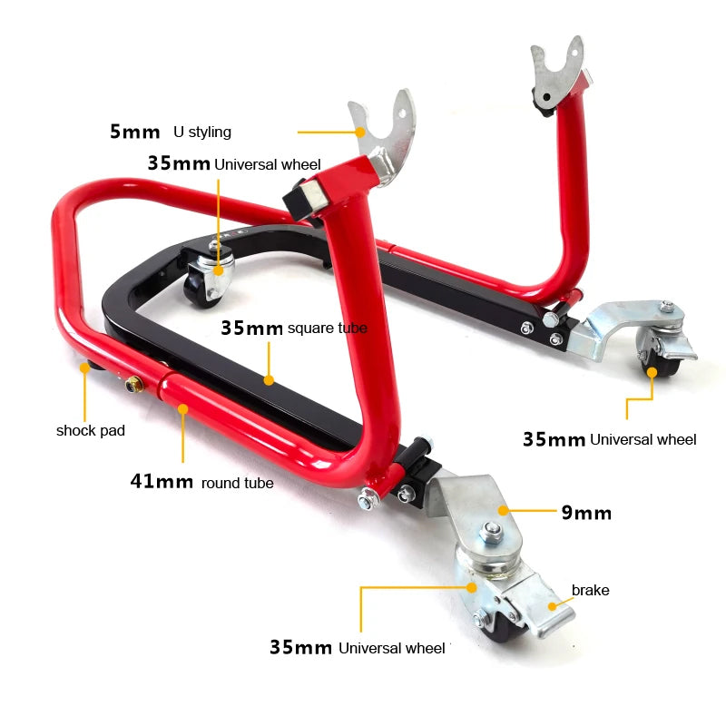 Motorcycle Rear Wheel Lift Frame Removable Bracket Off-Road Locomotive Repair And Maintenance Stand Tool