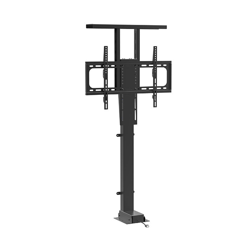 Fit 32-70 Inch Black Steel Motorized Floor Lift LED TV Mount Bracket High Quality Metal up to 132lbs Load Capacity