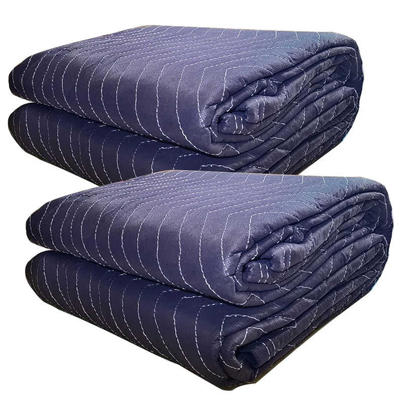 2 Pack 80 x 72" Moving Blankets Heavy Duty,Large Packing Blankets for Moving Furniture Protection