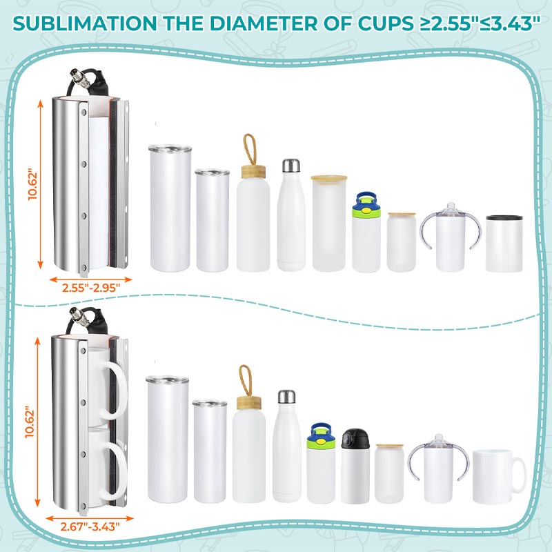 Double Station Thermal Transfer Mug Machine, Thermal Sublimation Heat Press Machine