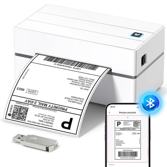 4x6 Thermal Shipping Label Printer Bluetooth Thermal Label Printer for Shipping Packages