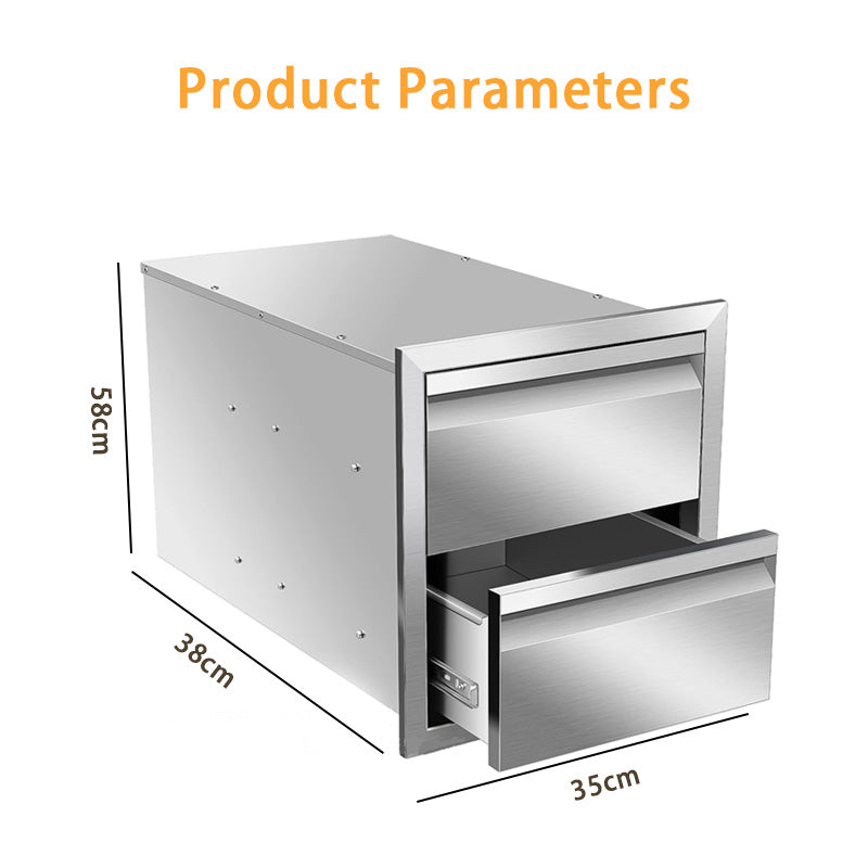 Outdoor Kitchen Drawers, Stainless Steel Built-In Drawers, Outdoor Kitchen Island Or Patio Grill Drawers