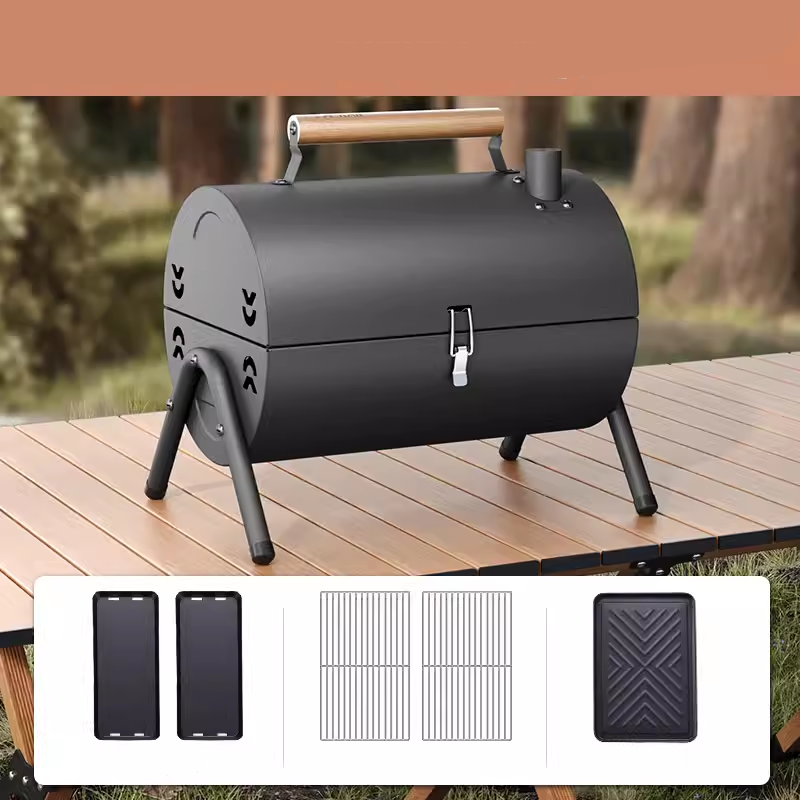 Barbecue Grill Grill Household Outdoor Folding Portable Barbecue Grill Charcoal Barbecue Small Barbecue Rack