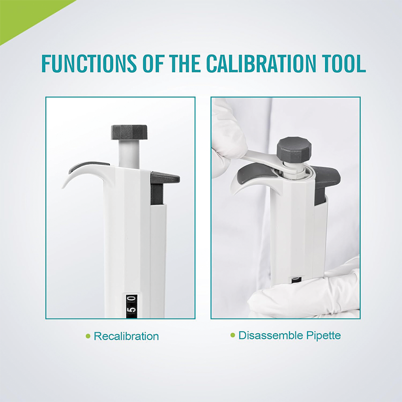 Lab Micropipette, Adjustable Pipettor Micropipette, 10-100μl  Lab Single Channel High Accurate Adjustable Variable Volume Pipettors