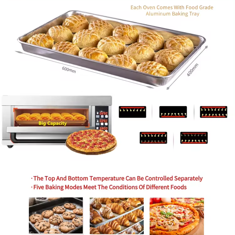 Household Small One-Layer 1 Tray Single-Layer Oven Baking Cake Bread Baking Pizza Electric Oven