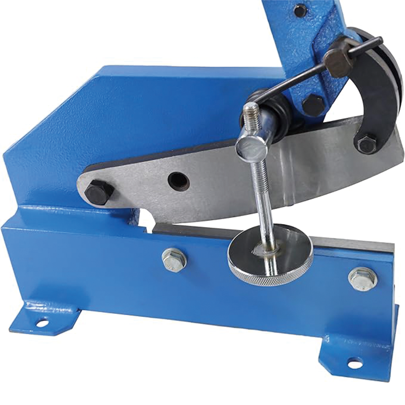 8" Manual Hand Plate Shear for Metal Sheet Processing, HS-8 Benchtop Cutter with Q235 Material, for Crafts Thick Steel Crafting, Heavy Duty Roll Press Machine for Builders, DIY Enthusiasts