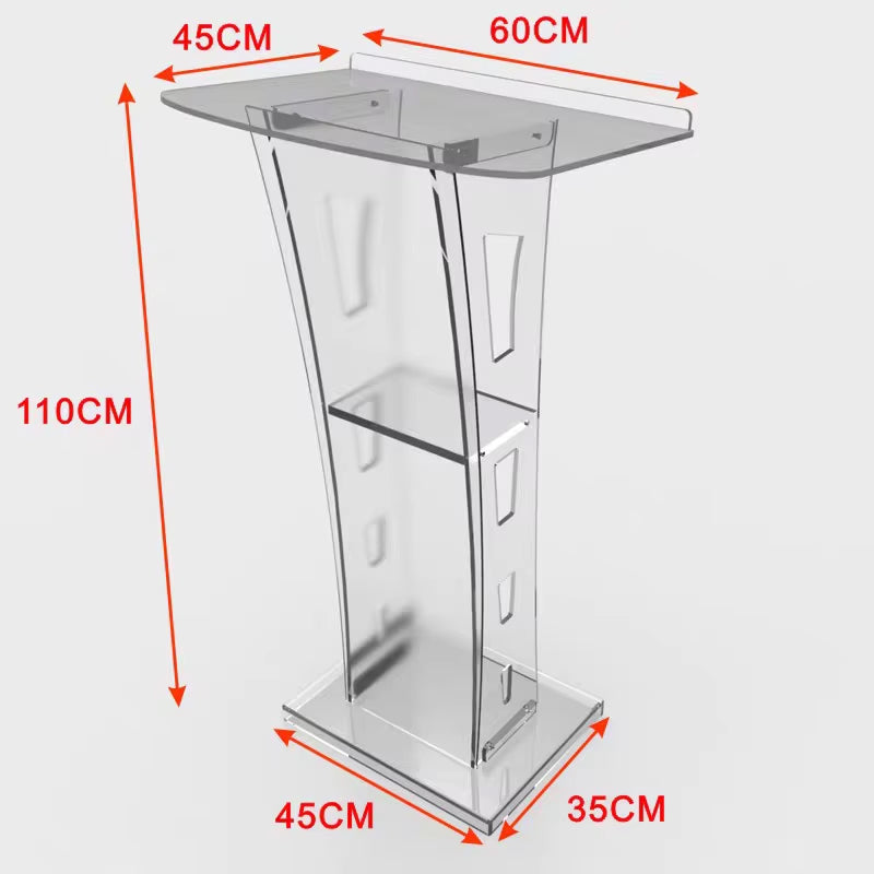 Acryl Pulpit For Churches Acrylic Podium Stand Lectern Reception Desk Standing Podium Stands Exhibition Speech Podium