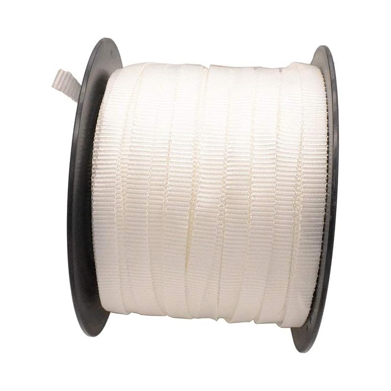 Heavy Duty 5/8"  328FT Polyester Pulling Tape Woven Cord Strapping 1250 lb Pull Tape Mule Webbing