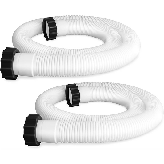 2 Pieces Pool Hoses for Above Ground Pools 1 1/2 Inch Diameter 59 Inch Length Pool Pump Hose Replacement Pool Hose Filter Pump Hose Accessories