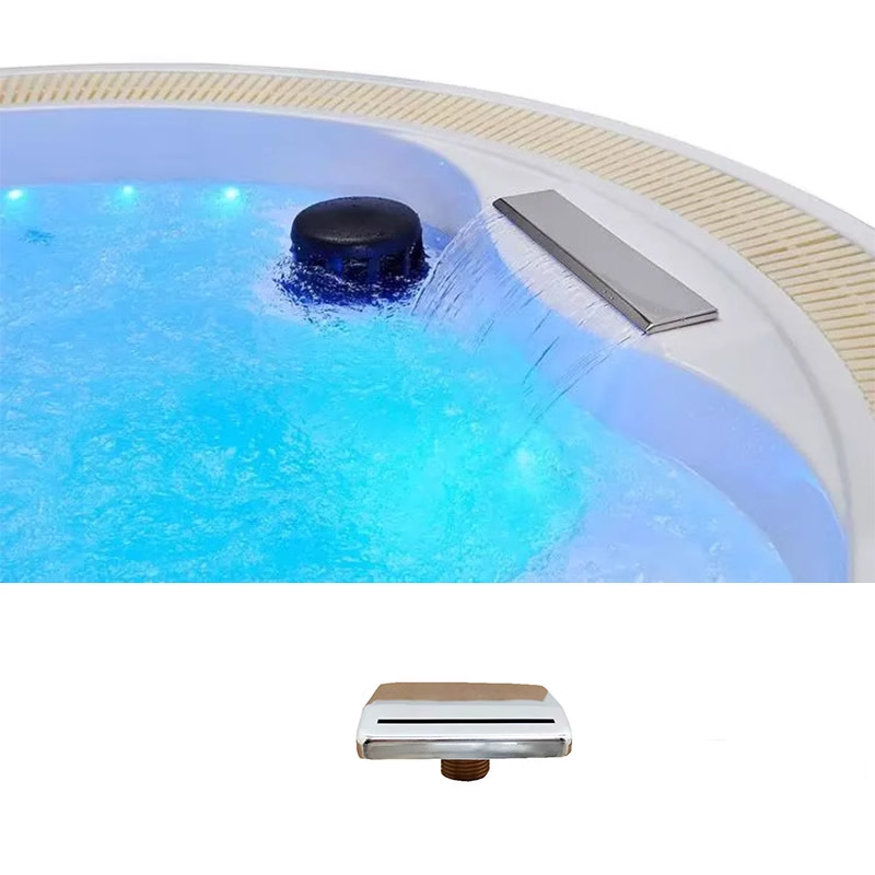 Swimming pool waterfall outlet sauna spa massage bathtub faucet home hot spring pool