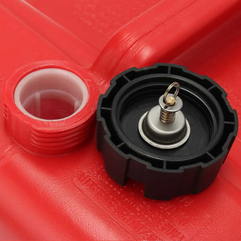 24L For Portable Boat Yacht Engine Marine Outboard Fuel Tank Oil Box With Connector Red Plastic Anti-Static Corrosion-Resistant