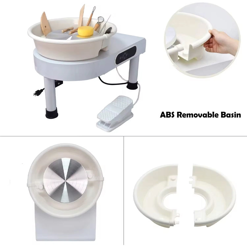 Children's Teaching Lcd Pottery Throwing Machine Clay Machine Pottery Equipment Pottery Wheel Pottery Throwing Machine