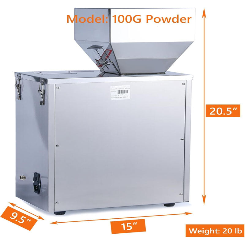 Powder Filling Machine 1-100G Particle Filling Machine Automatic Powder Particle Dispenser For Flour Glitter