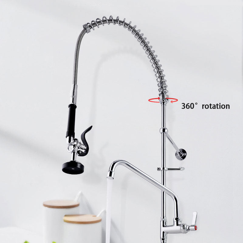 High Pressure Shower Head With Swing Faucet, All Copper Shower Head Faucet