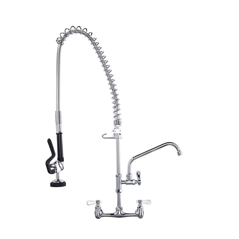 Kitchen Hot And Cold Water Faucet, Hand-Held Pre-Rinse Shower Spray Gun, High-Pressure Shower, Commercial Dishwasher