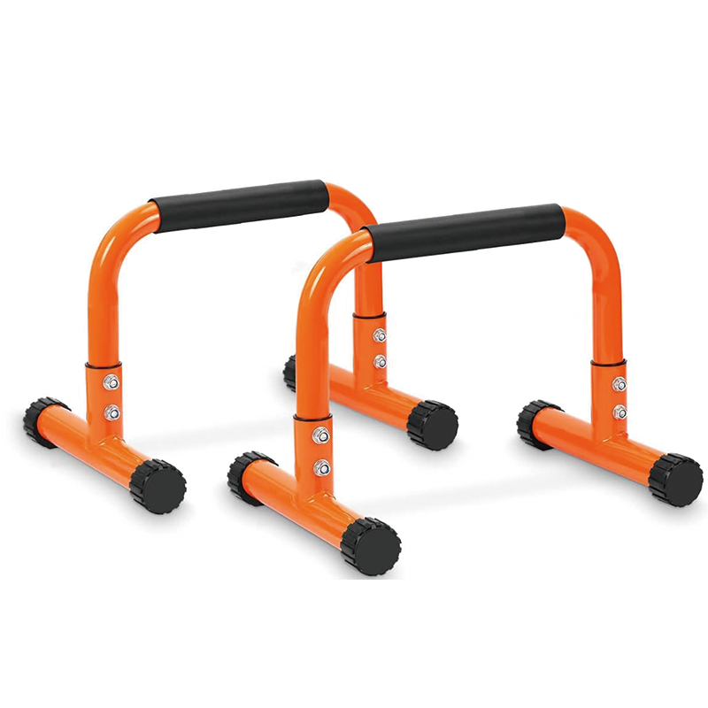 12" Push Up Dip Bars, Heave Duty Dip Stand Station With Full-Cover Foam Handles For Handstand, L-Sit, Gymnastics, Strength Training Home Gym