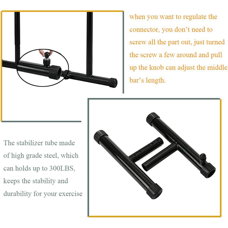 Heavy Duty Dip, Functional Stands Fitness Workout Dip bar Station Stabilizer Parallette, for Strength Training,  Push Up Stand, Parallel Bars