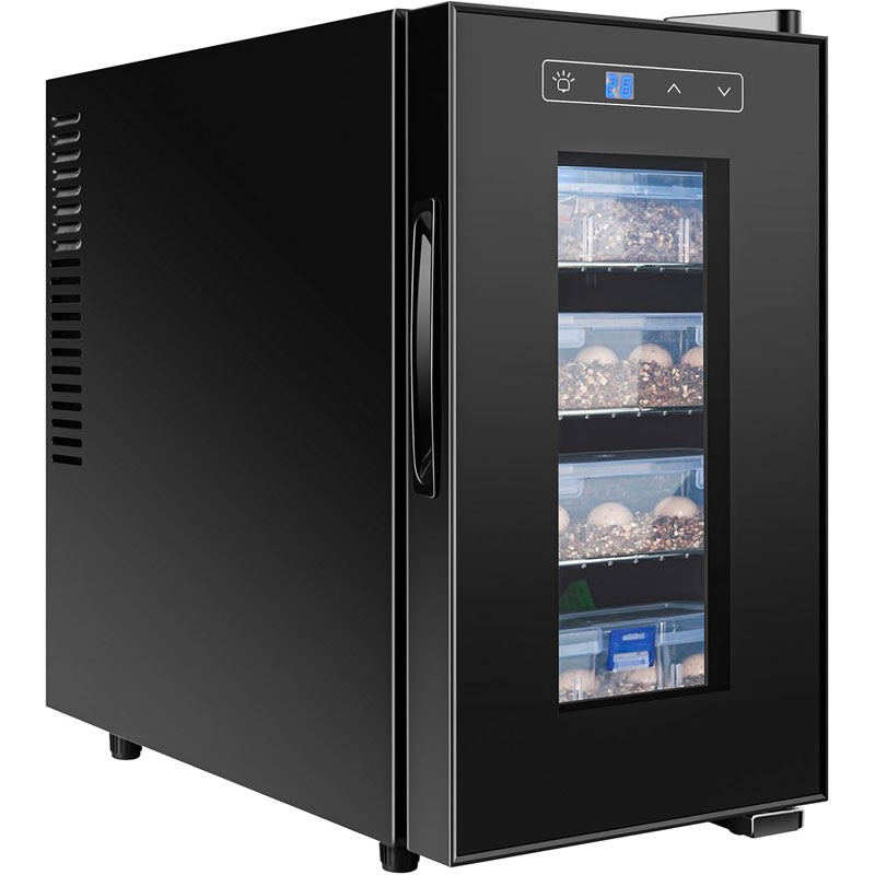 23L Reptile Incubator Small Digital Lab Incubator Cooling and Heating 10−40°C Precise Temperature Control