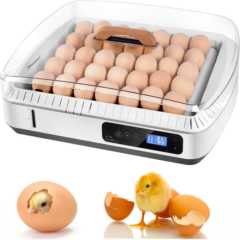 35 Egg Incubator Reptile Incubator with Automatic Egg Turning and Humidity Control for Chicken Duck Goose Quail