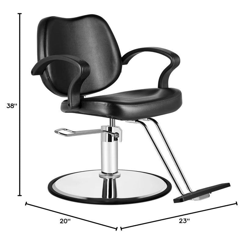 Salon Chair Salon Chair for Hair Stylist Swivel Styling Chair Heavy Duty Hydraulic Pump Adjustable