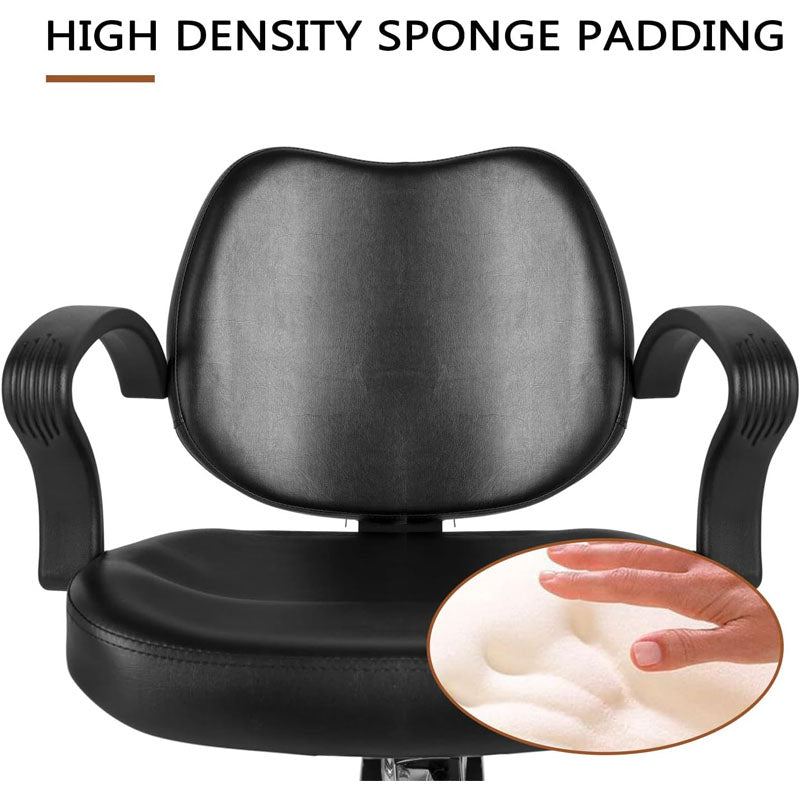 Salon Chair Salon Chair for Hair Stylist Swivel Styling Chair Heavy Duty Hydraulic Pump Adjustable