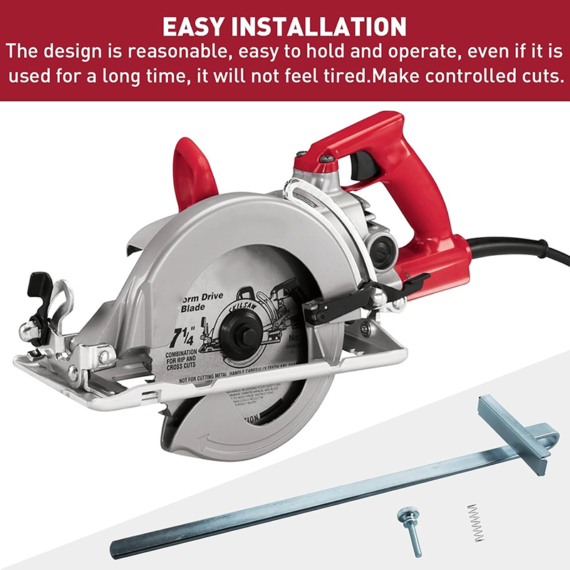 Adjustable Circular Saw Fence And Edge Guide