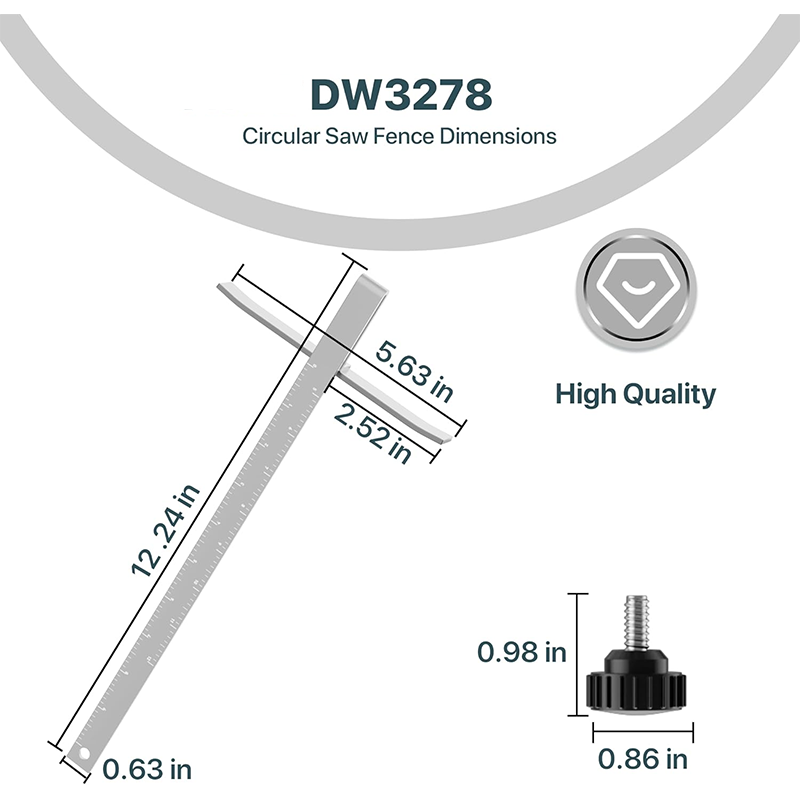 DW3278 Circular Saw Fence Kit, Circular Saw Fence Replacement