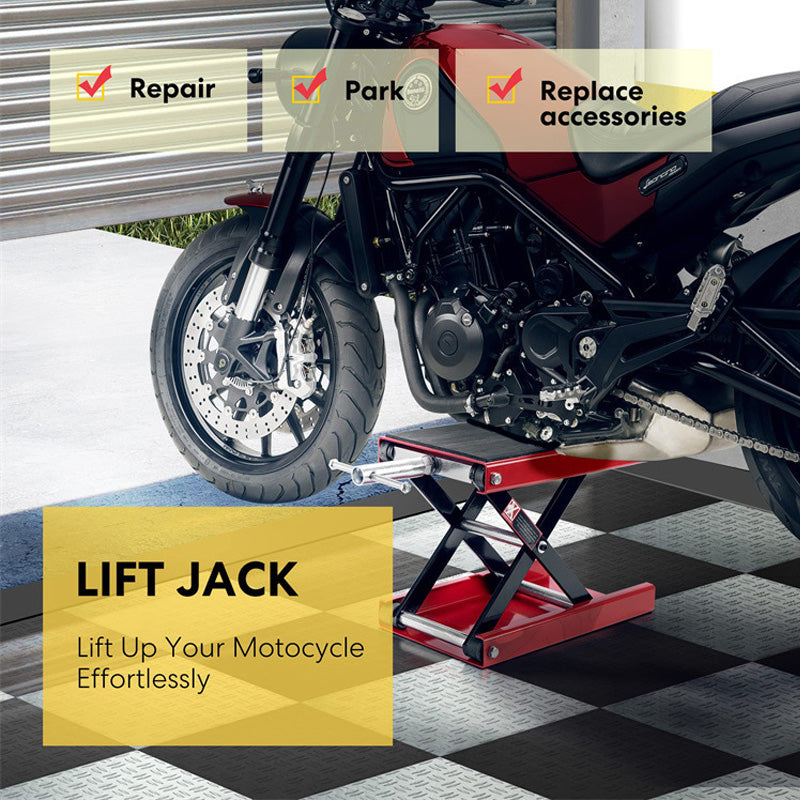 Thickened Motorcycle Repair Platform Lift, Motorcycle Scissor Lift Jack, Lifting Frame