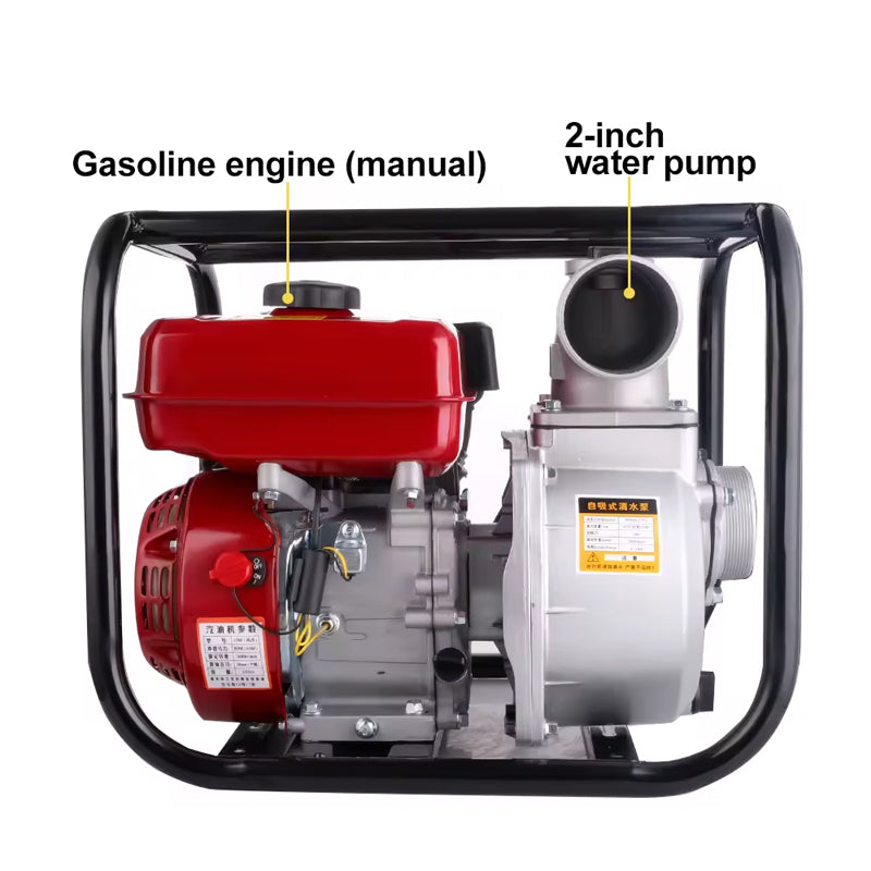 2 Inch Engine Pumpgasoline Pump Gasoline Water Pump 168F 170F Gasoline Engine Pump