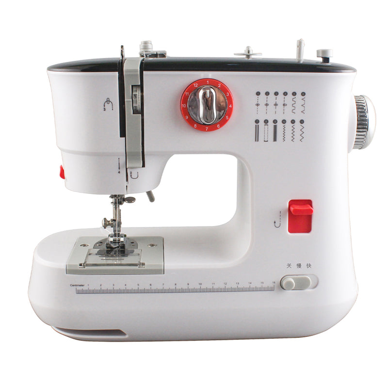 Sewing Double Needle Household 12 Stitches Sewing Machine 519 Electronic Sewing Machine With Foot Pedal And Lcd Electronic Display