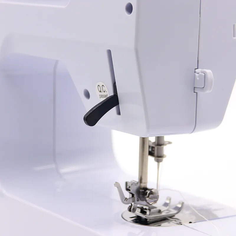 T-Shirt Sewing Machine Double Needle Hemming Interlock Flat Lock 38 Stitch Household Multifunctional Electric Sewing Machine For Leather Use