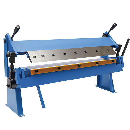 Pan and Box Brake, 24" Industrial Metal Bender &Sheet Metal Pan , Removeable Fingers 0-135° Bending Precision