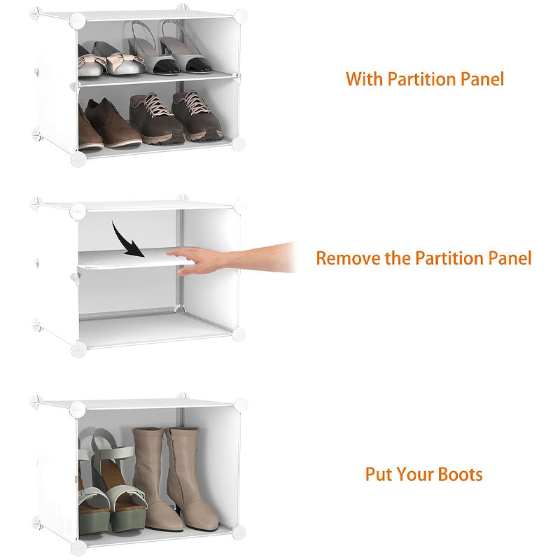 Shoe Storage Cabinet, Multi-Layer Resin pp Home Simple And Easy Shoe Rack, Suitable For Wardrobe Corridor Bedroom Entrance