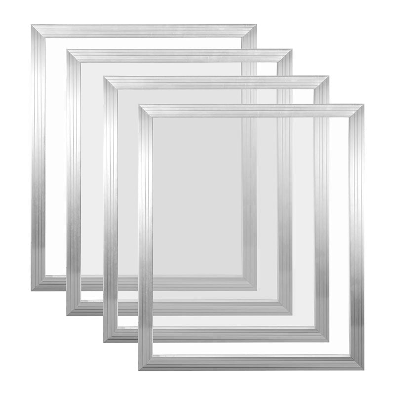 4 Pieces 20 x 24 Inch Aluminum Silk Screen Printing Frames With 160 Mesh For Screen Printing